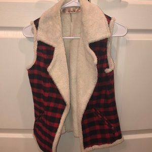 Plaid vest